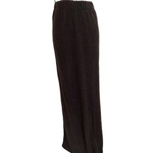 Vintage Pashoot New York Long Skirt Black Modest 1X NWT Elastic Waist MSRP $118